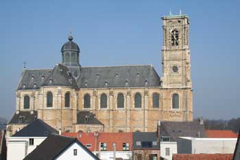 Huidige abdijkerk Grimbergen